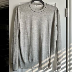Brunello Cucinelli Grey Sweater - Size 48 / Medium